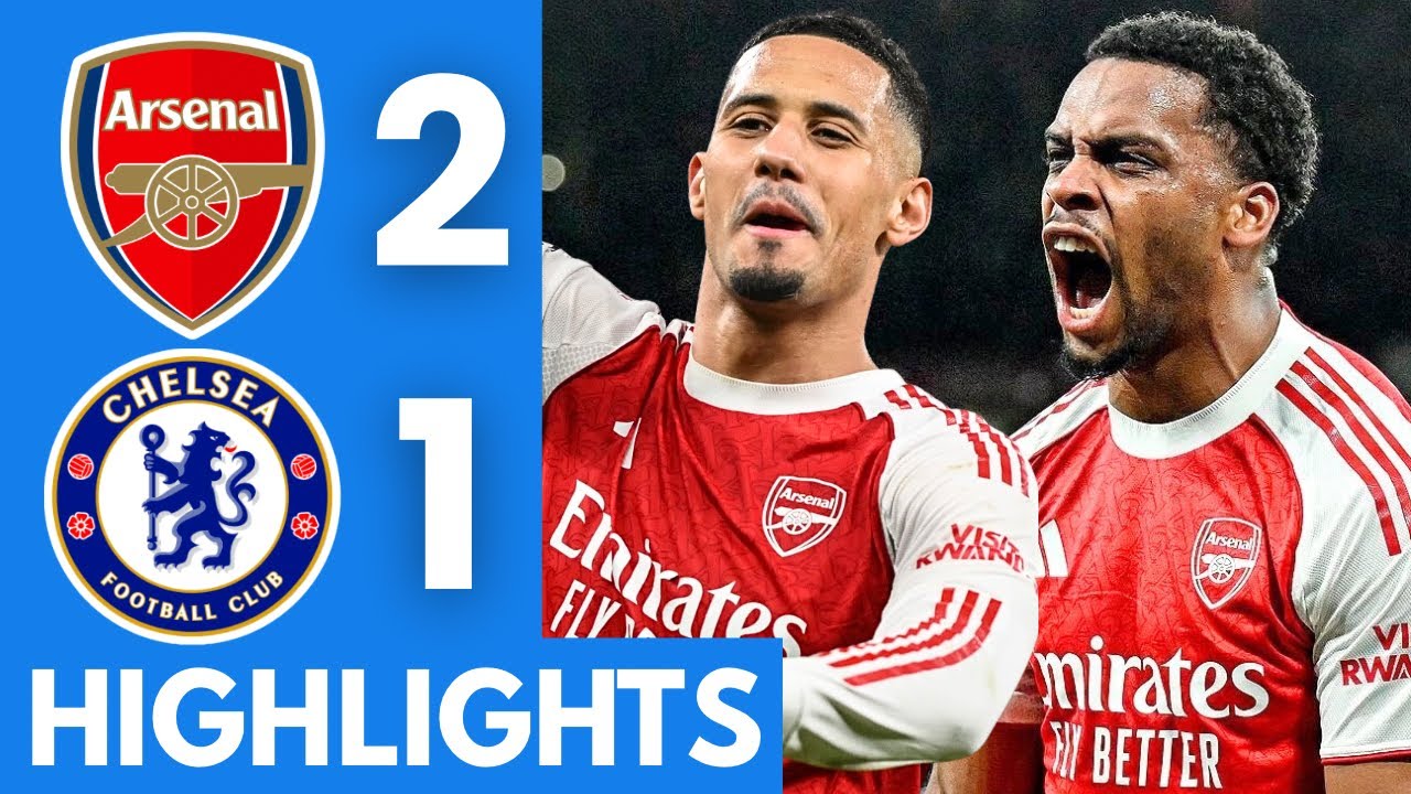 Arsenal vs Chelsea (2-1) Highlights | Premier League 2025/26