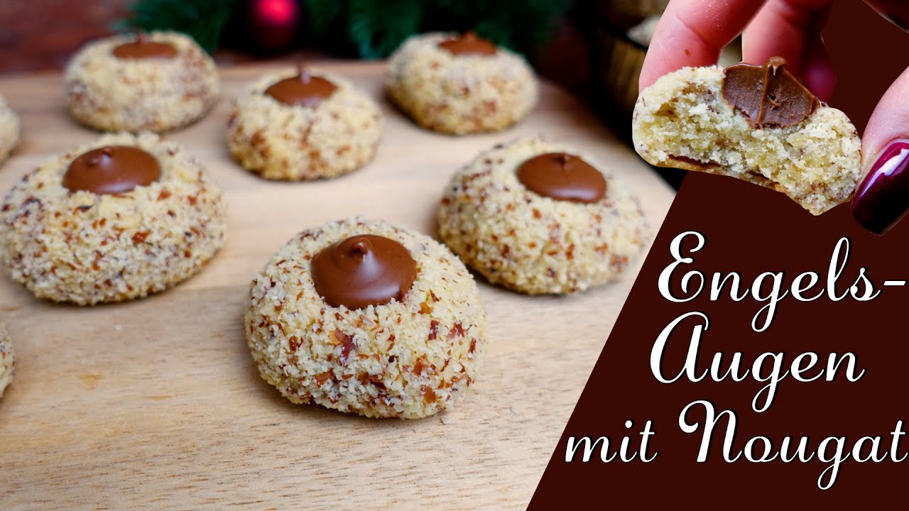 Engelsaugen mit Nougat & Haselnuss | himmlisch zarte Husarenkrapfen