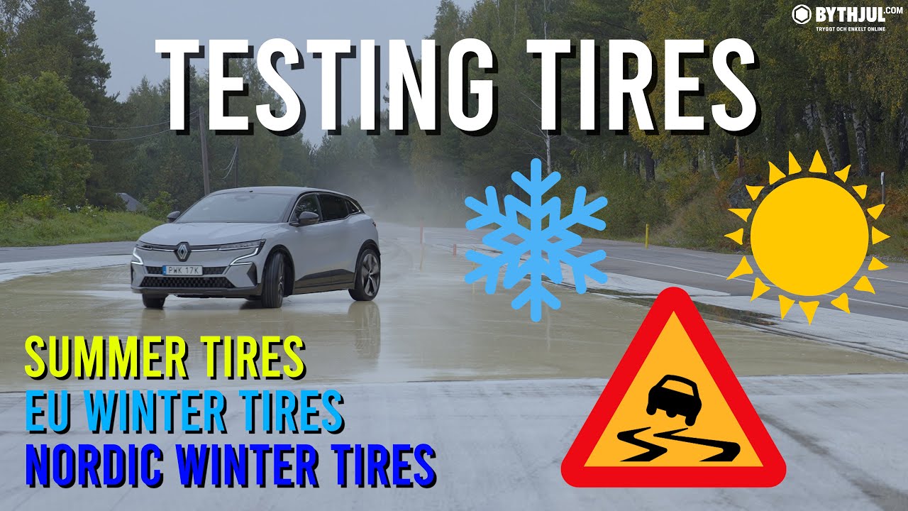 DANGER // Testing tires head to head // Slippery surface // Surprising outcome