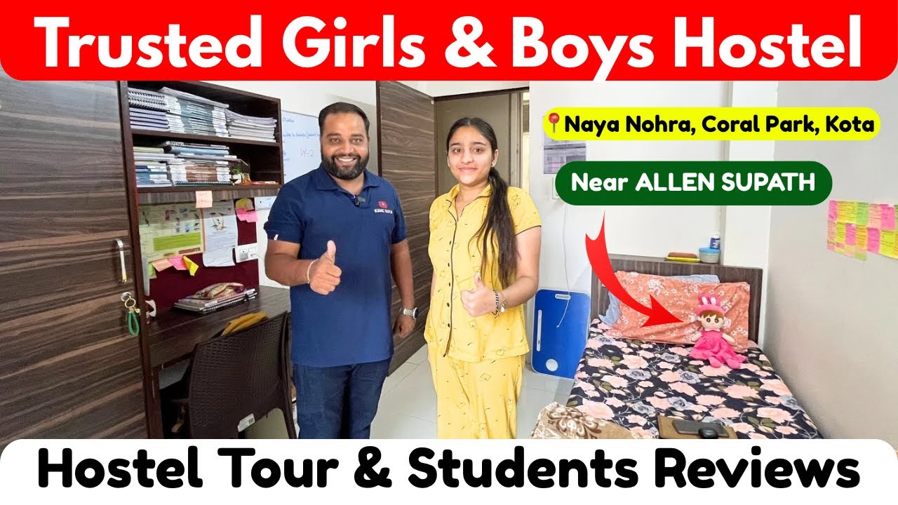 “Best Hostel in Kota Near Allen Supath | Sukanya Girls & Swastik Boys Hostel Tour | Safe & Trusted”