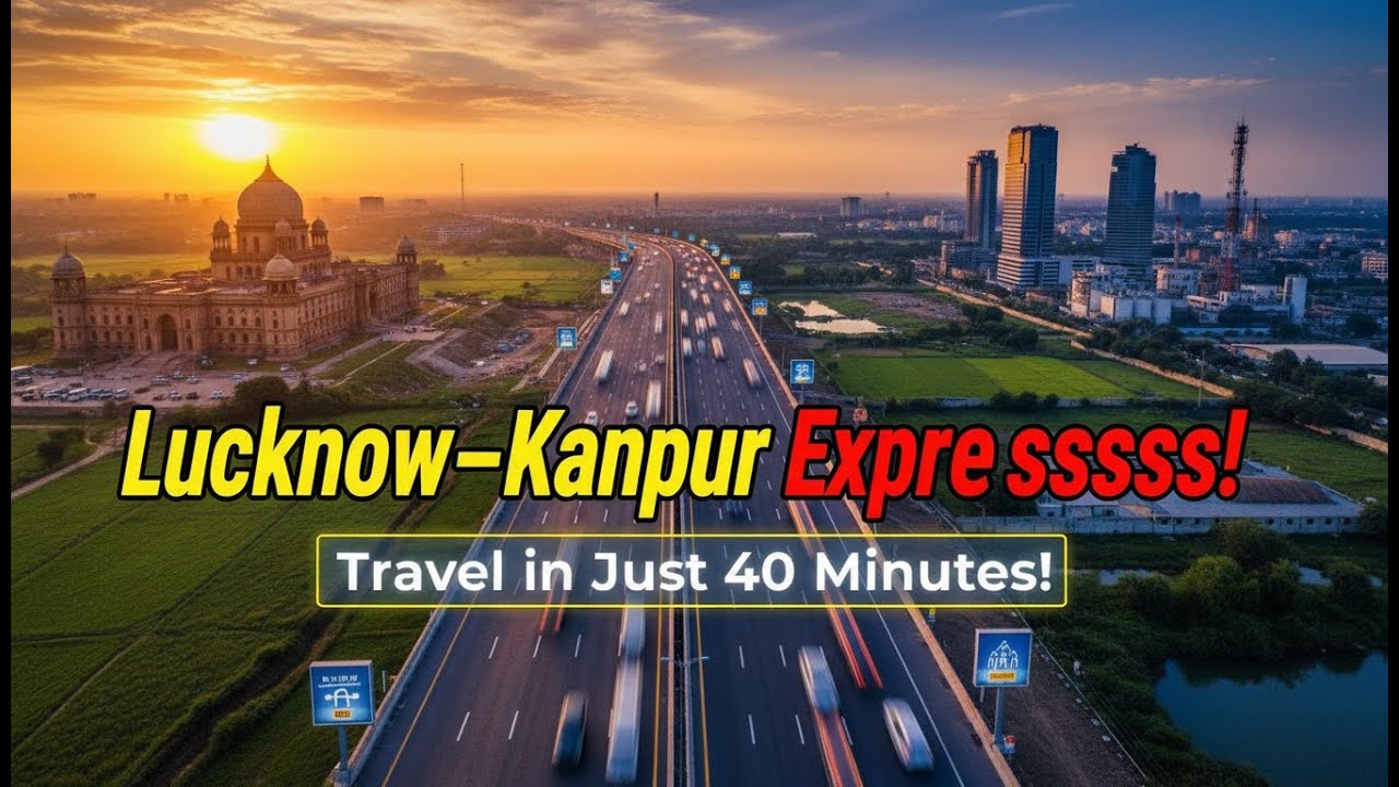 Finally! Lucknow&ndash;Kanpur Expressway | Uttar Pradesh Expressway