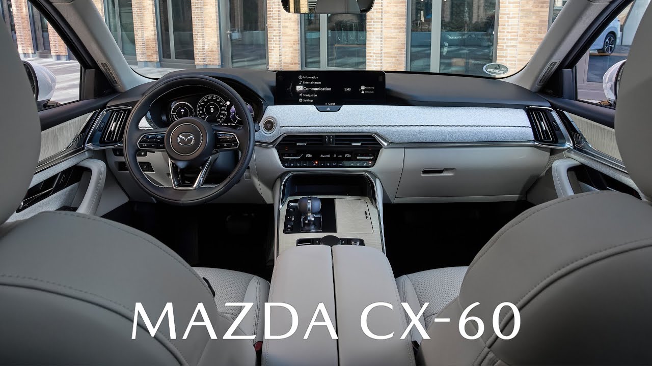 2023 Mazda CX 60 PHEV &ndash; Exterior, Interior and Driving / Modern luxury SUV