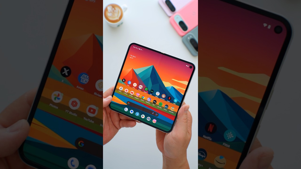Google Pixel 9 Pro Fold Unboxing in Porcelain!