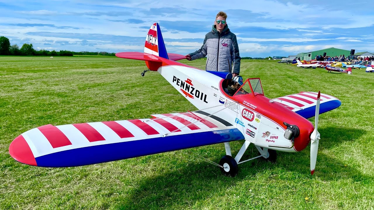 Huge and beautiful Carf Models SUPER FLY BABY from Andreas Gietz in beautiful aerobatic flight