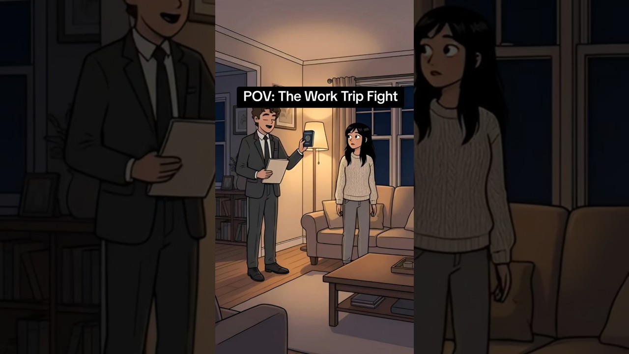 The trip is signed&hellip; and she wants you to quit. #animation #relationships #stoicism #shorts