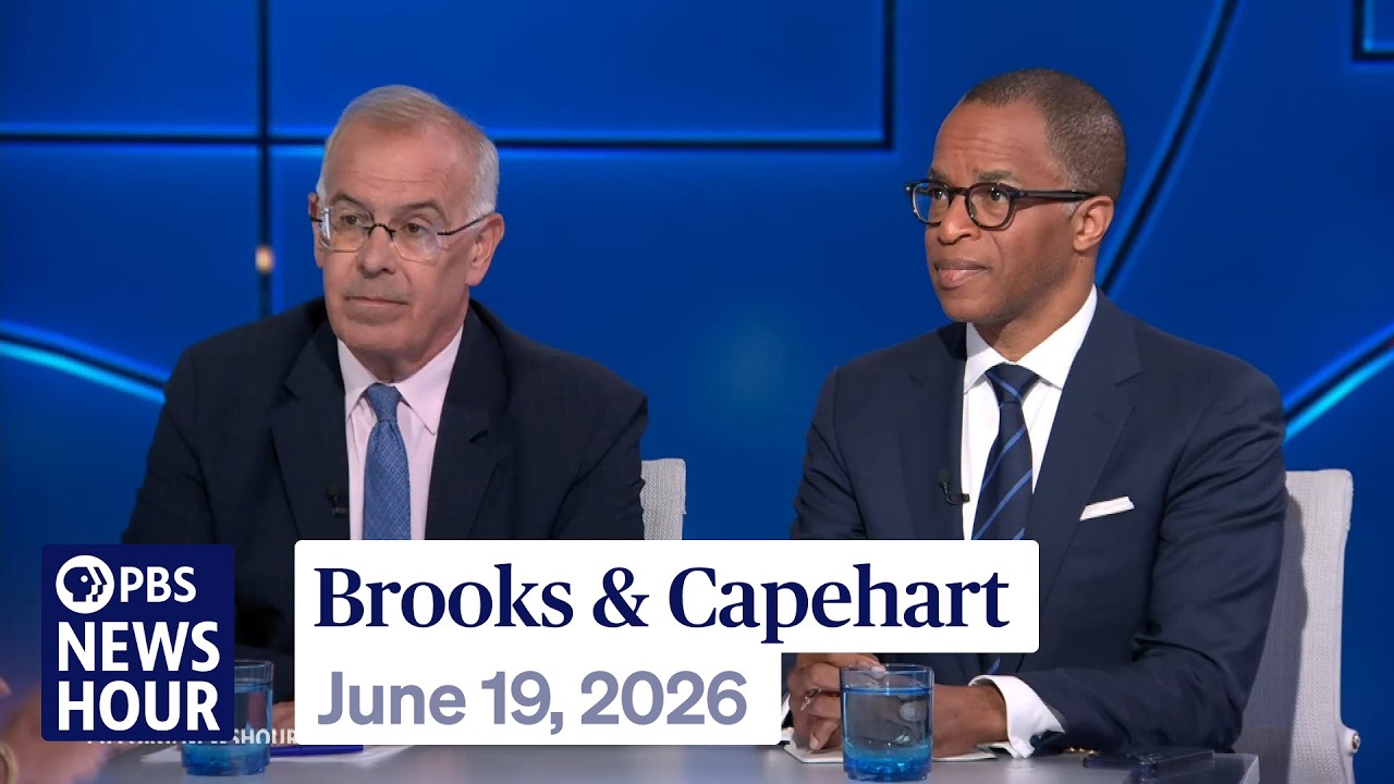 Brooks and Capehart on Trump&rsquo;s record-low economic approval rating