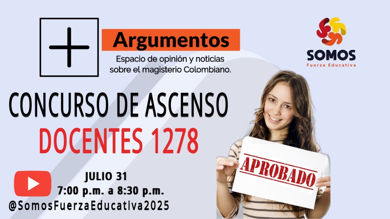 CONCURSO DE ASCENSO 2025 PARA DOCENTES DEL 1278.