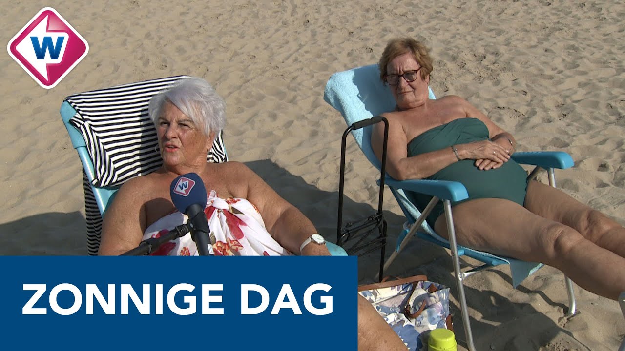 Zonliefhebbers genieten op het Scheveningse strand - OMROEP WEST