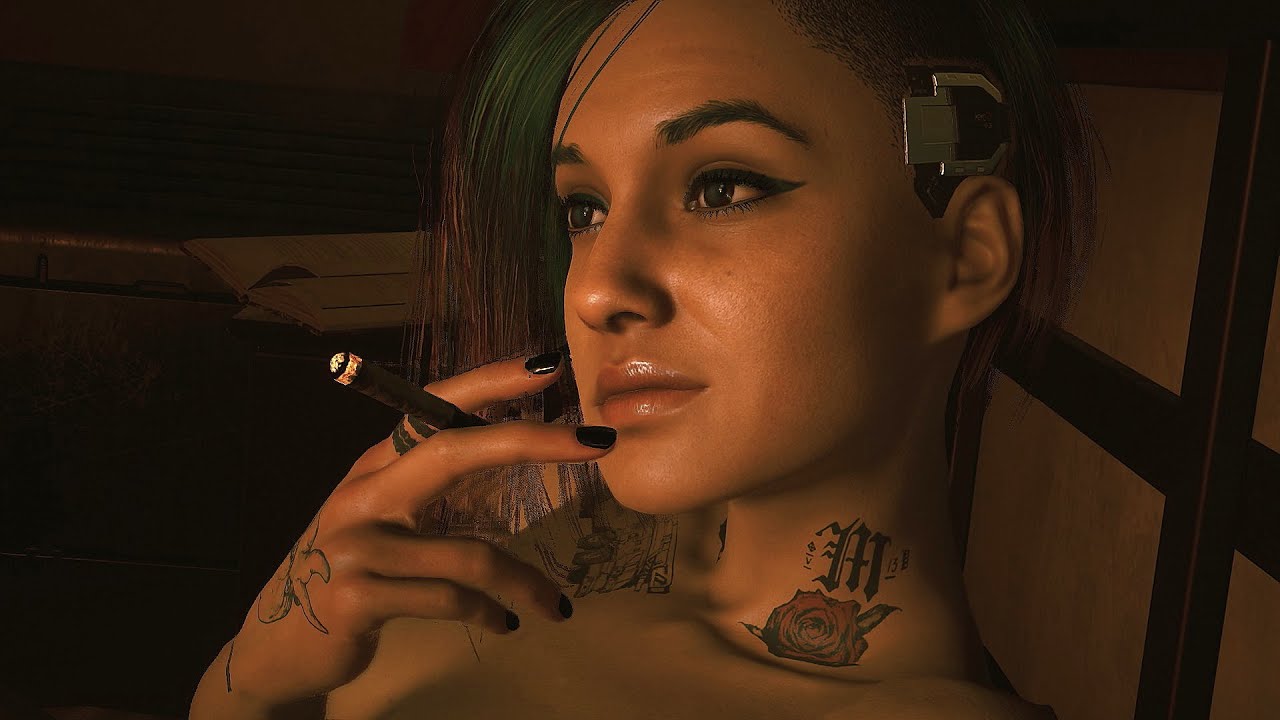 Cyberpunk 2077 Game Movie: Judy Alvarez (Act2 quests and romance)