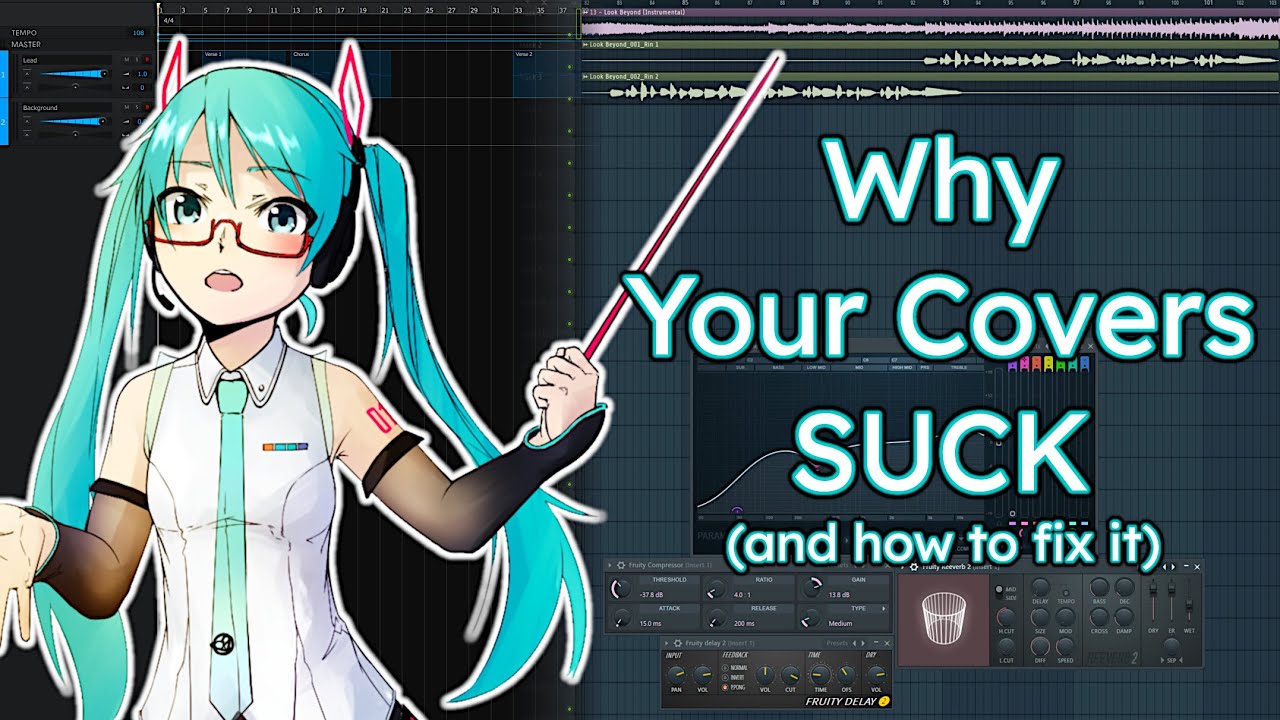 Make Better Vocal Synth Covers in 10 Minutes for FREE (How to mix Vocaloid, SynthV, UTAU vocals)