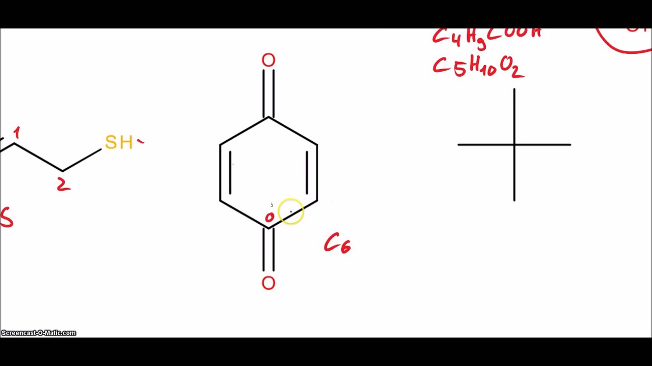 Chemie Tutorium einfache Summenformeln benennen