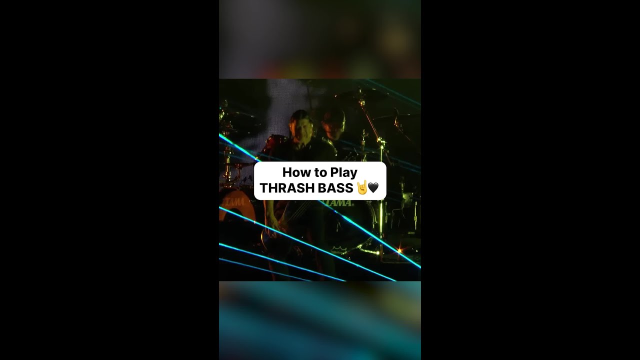 Как играть трэш-бэс 🤘🏻🖤
