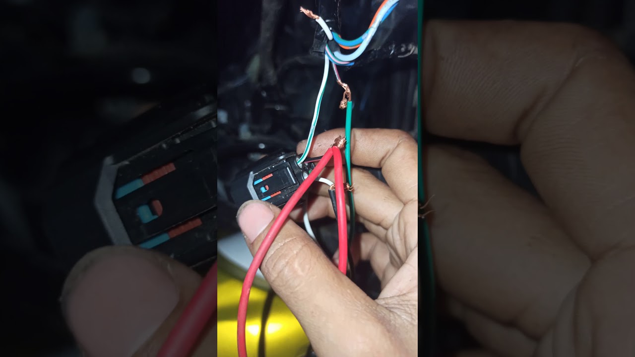 tutorial mematikan lampu scoopy menggunakan tombol saklar 3 titik