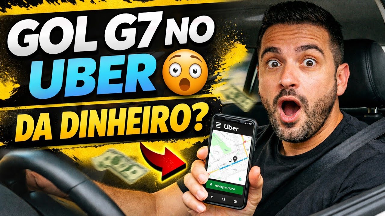 Comprei um Gol g7 Pra trabalhar de uber
