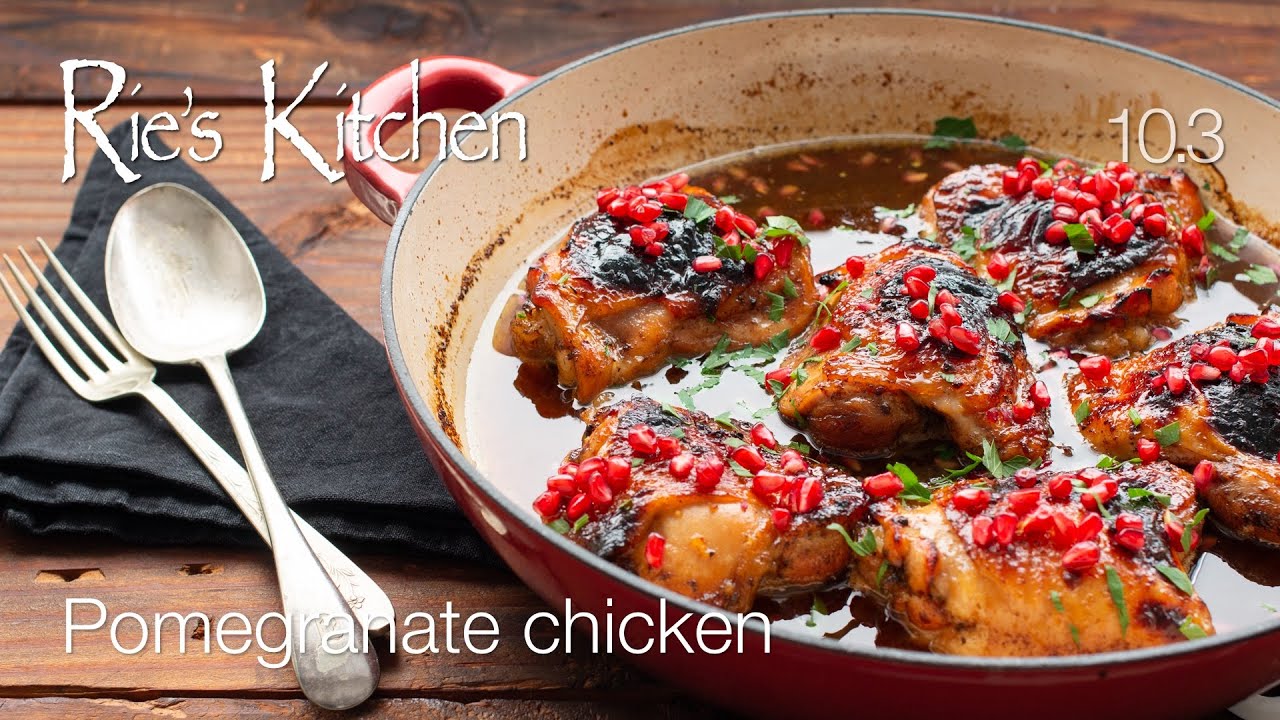 Pomegranate chicken