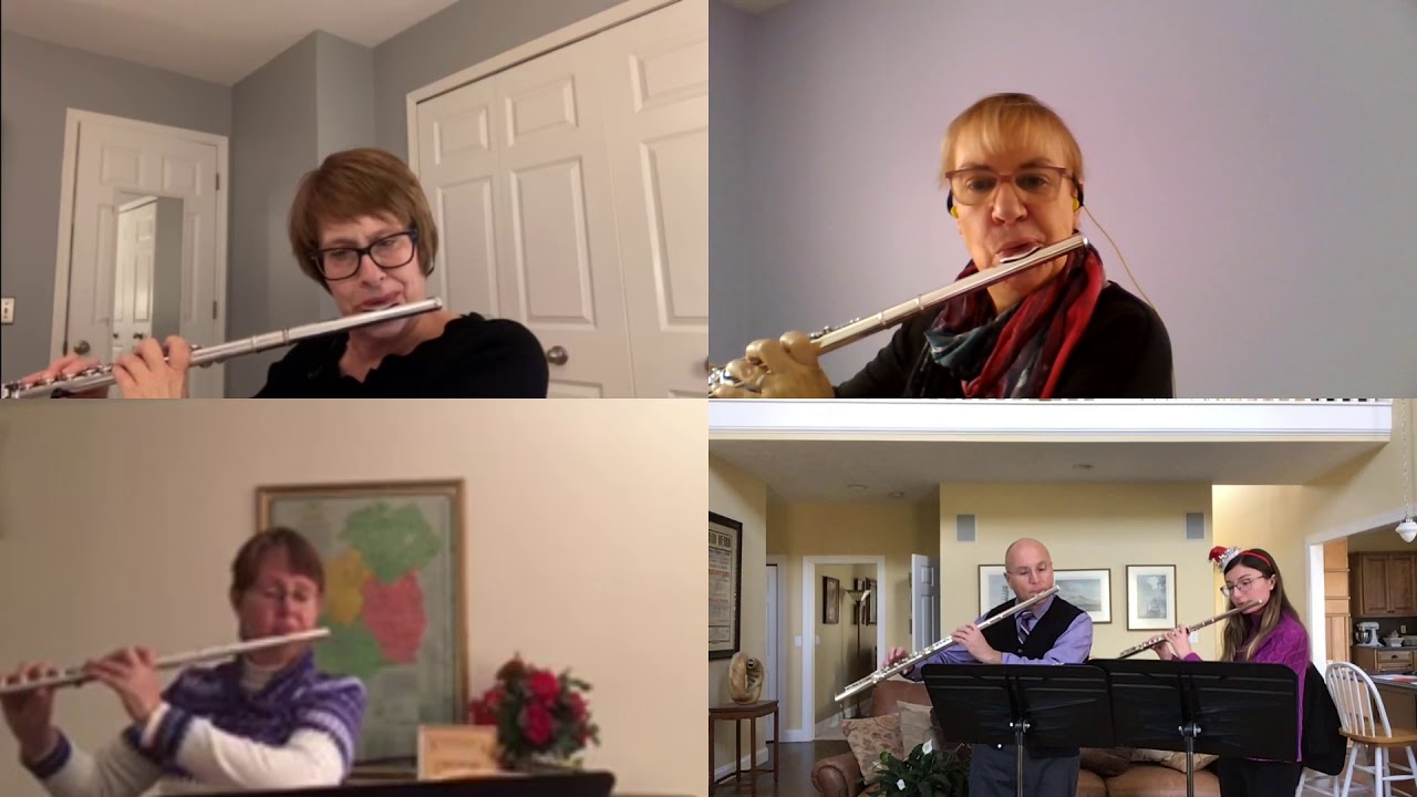 Up on Housetop - Benjamin Hanby,  Flute Quintet arr. Ricky Lombardo, Gayle Getts, director