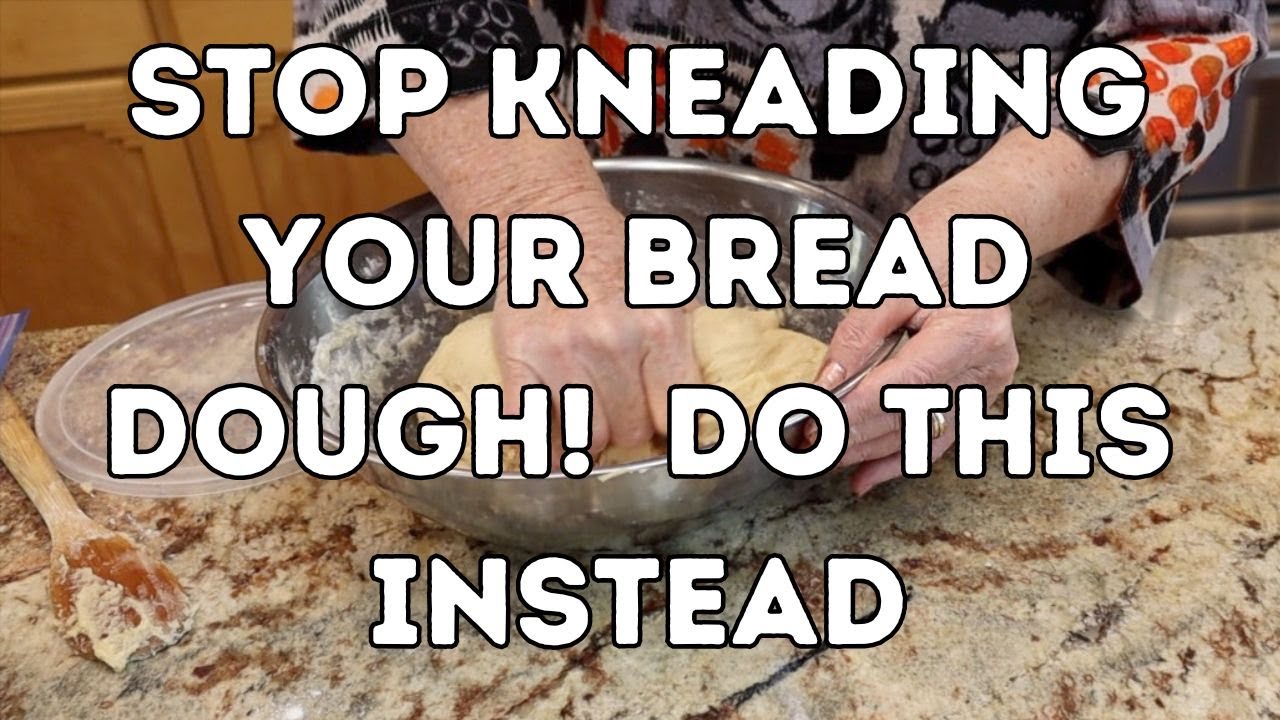 Stop Kneading Your Bread!  Do This Instead.
