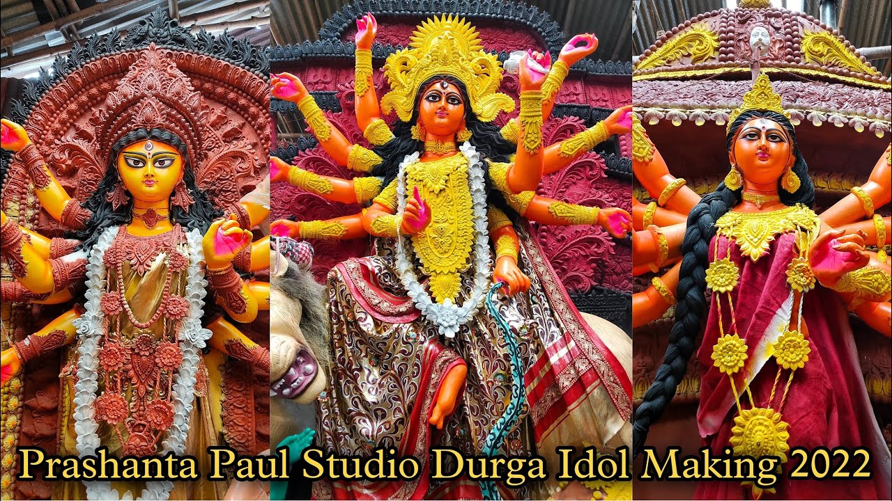 Maa Durga Idol Making 2022 | Prashanta Paul Studio | Durga Puja 2022 | Kolkata