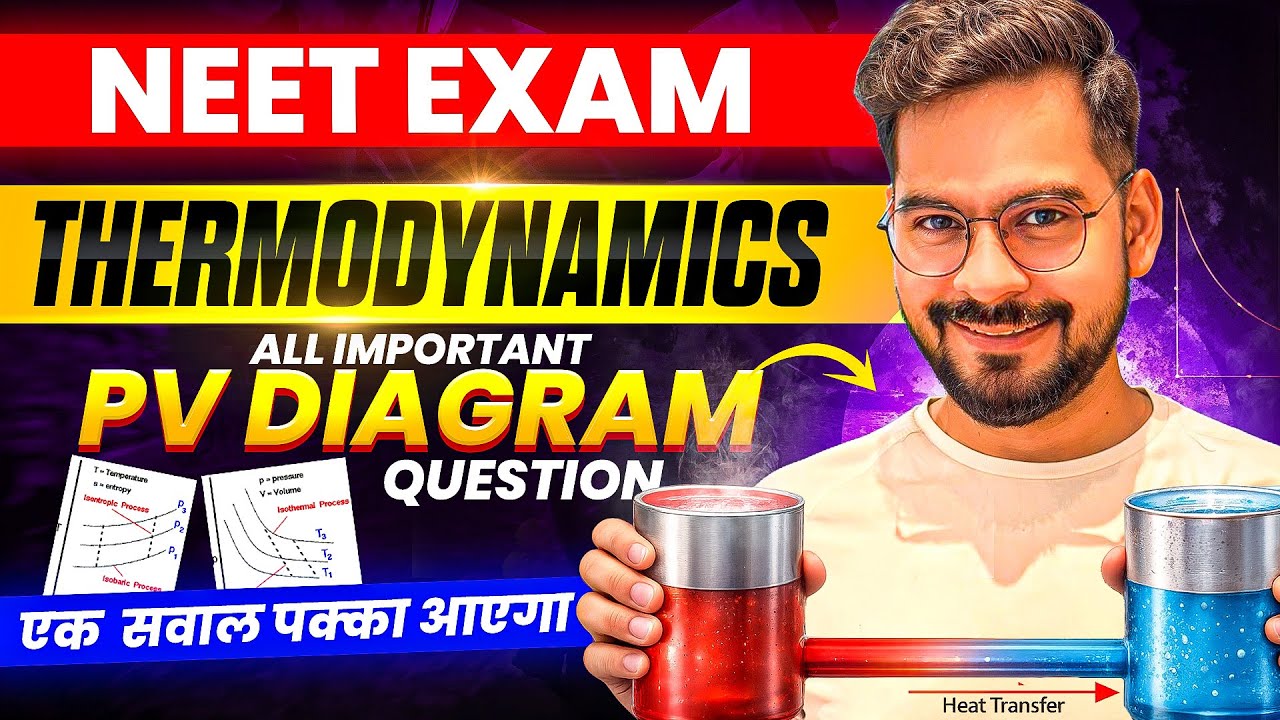 NEET EXAM 🔥 Thermodynamics | PV Diagram से पक्का सवाल