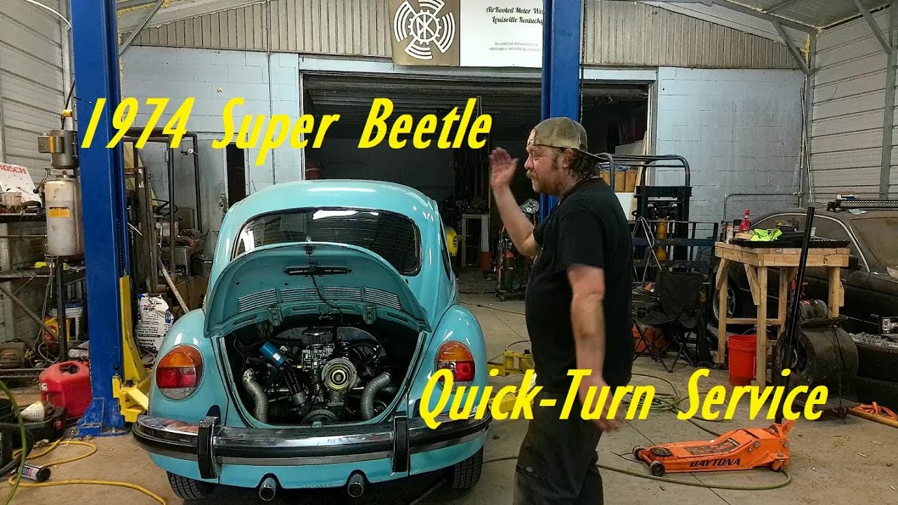 Экспресс-сервис для VW Super Beetle 1974 года выпуска