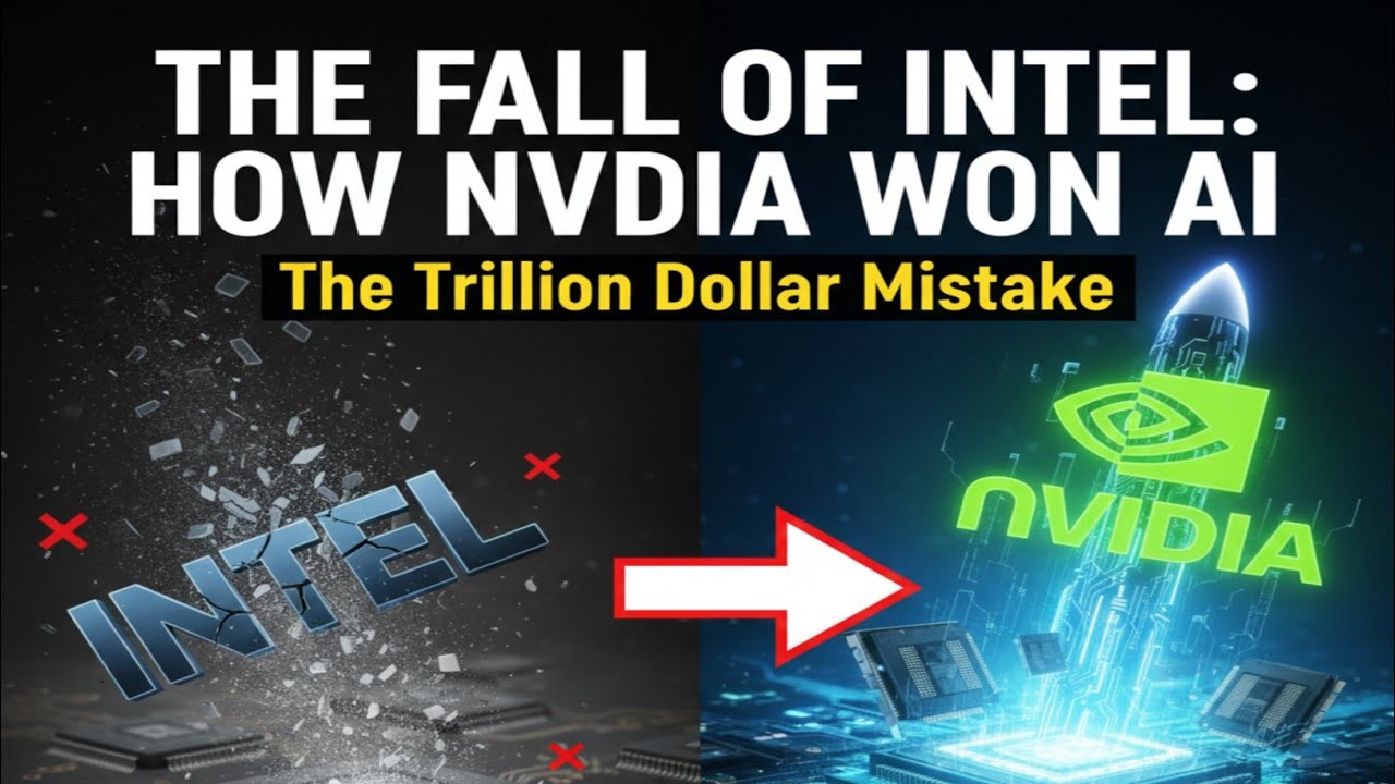 The Tragic Fall of Intel || How NVIDIA Stole the Throne 📉 || B Business IQ 