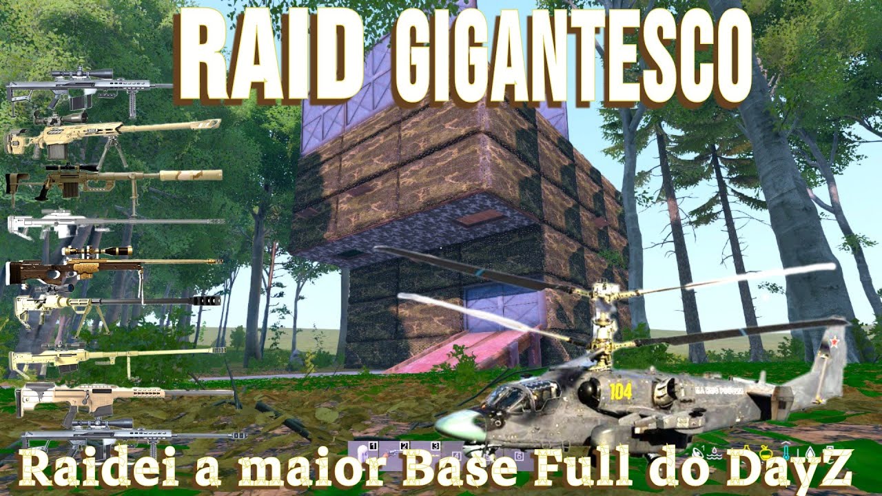 RAIDEI a maior BASE FULL LOOT do DayZ e fiquei MILHONÁRIO