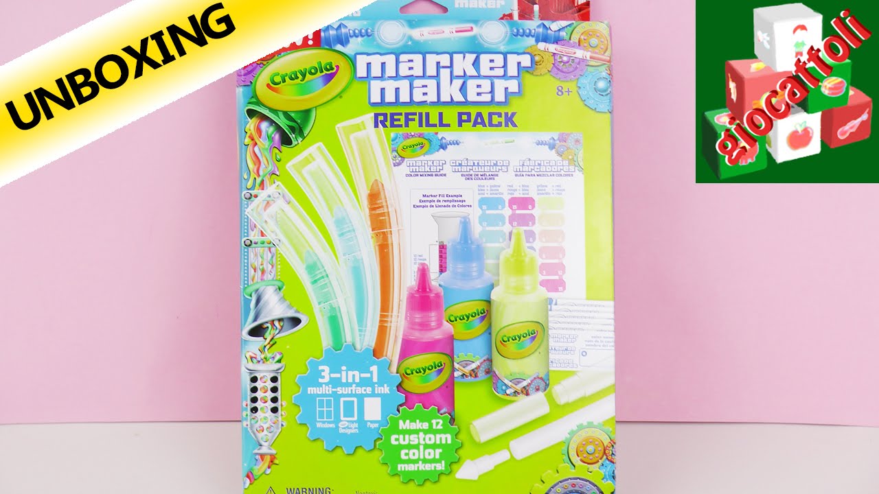 Crayola Marker Maker: set per creare pennarelli colorati fai da te!