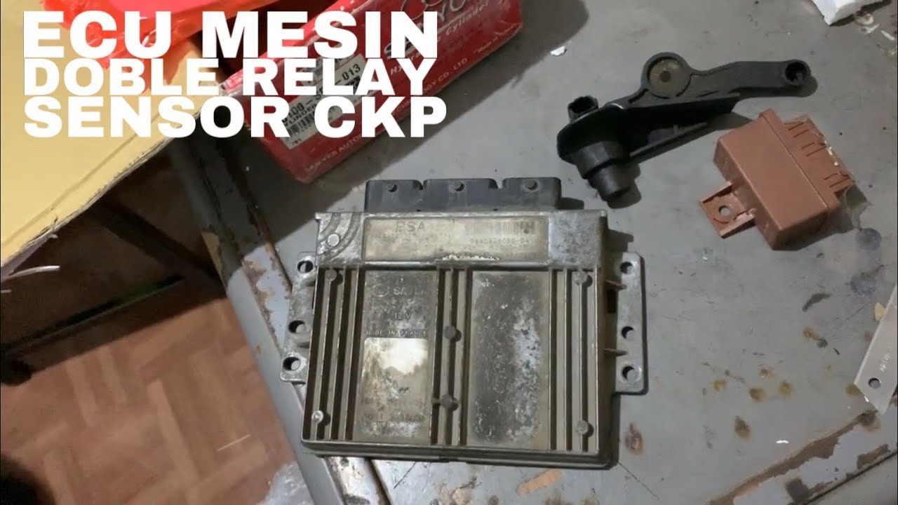 ECU Mesin , Doble Relay dan Sensor CKP Vital di PEUGEOT 206 01