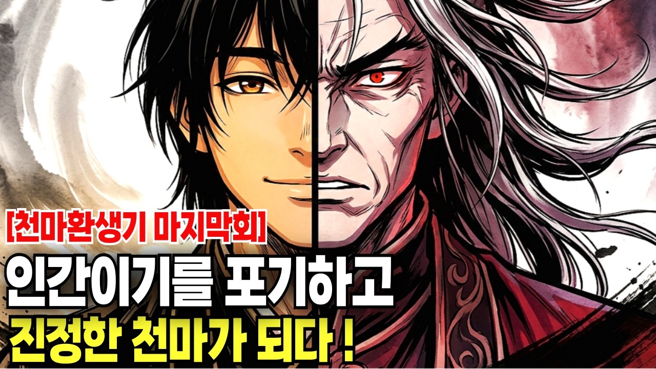 [천마환생기 마지막화] 정파와 마교가 합공해도 못 막는 괴물의 탄생, 전설의 시작 '천마문(天魔門)'ㅣ무협ㅣ무협오디오북ㅣ회귀물ㅣ무협소설ㅣ먼치킨ㅣ잠잘때듣는