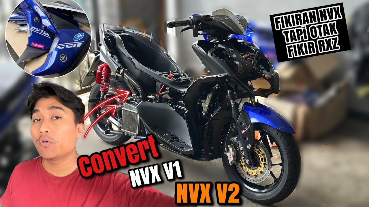 PROJECT NVX V1 CONVERT V2 | Jiwa KUAT ke RXZ EVENT MELAKA | kaw - KAW MODAL