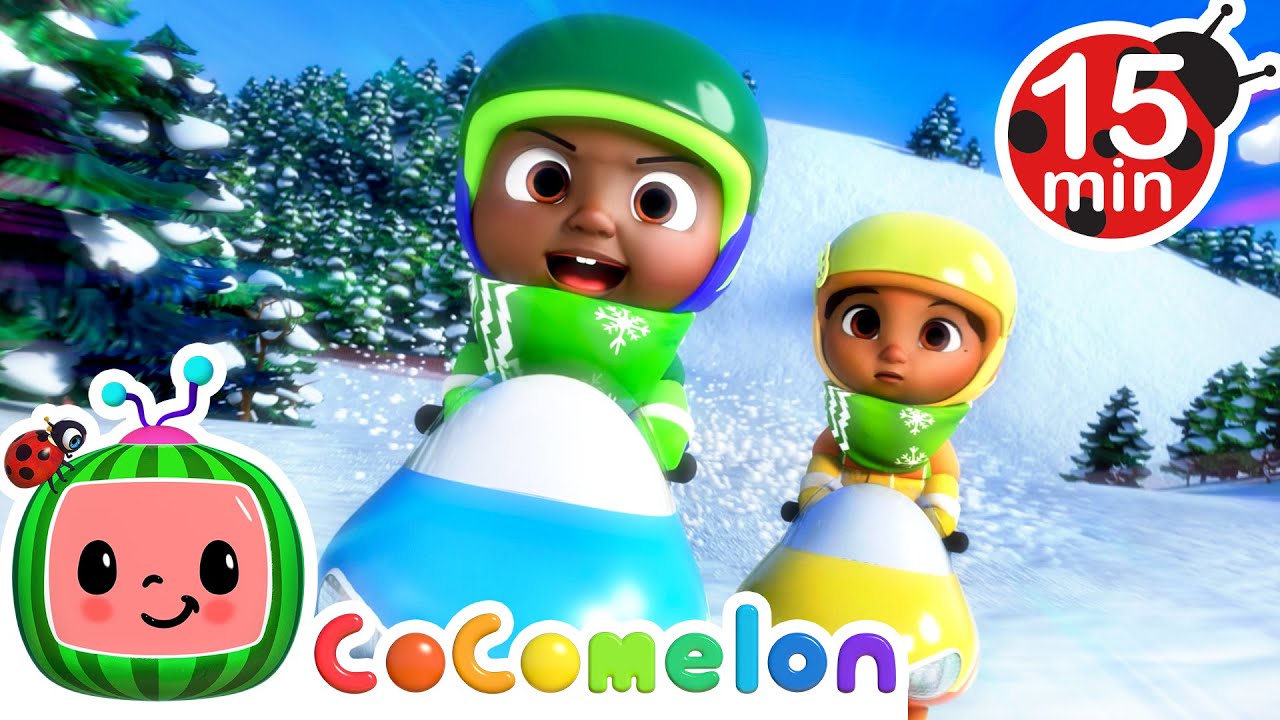 Snow Racing Song ⛷️❄️🌨️ - Cody vs Nina! | CoComelon 🍉 | Nursery Rhymes For Kids