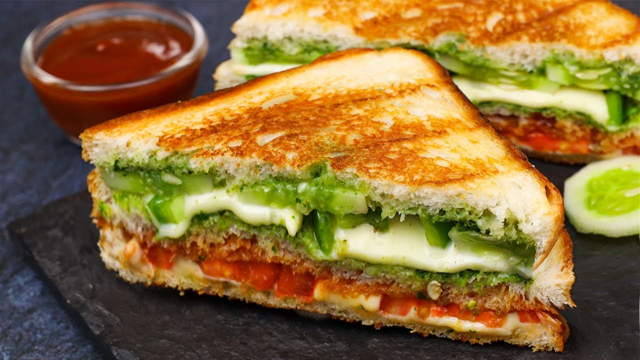 ५ मिनट वाली टेस्टी सैंडविच | Veg Sandwich Recipe | Tricolour Sandwich Recipe| KabitasKitchen
