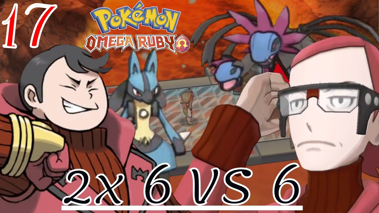 Zwei 6 VS 6 Kämpfe gegen Team Magma!!! Pokemon Omega Rubin Randomizer Nuzlocke #17