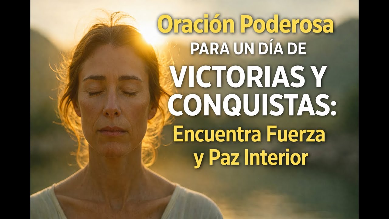 Oración Poderosa para un Día de Victorias y Conquistas: Encuentra Fuerza y Paz Interior