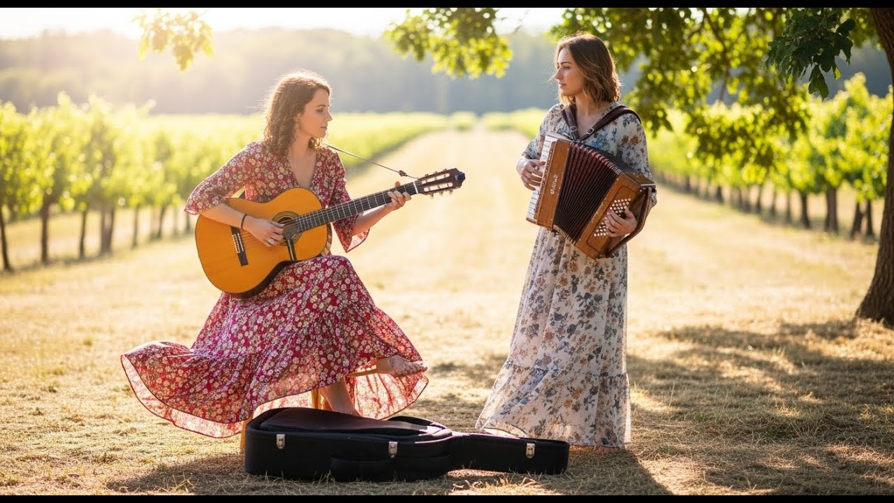 Caminos De Luz: Fusión Romántica De Guitarra Española Y Acordeón | Música Romántica Española