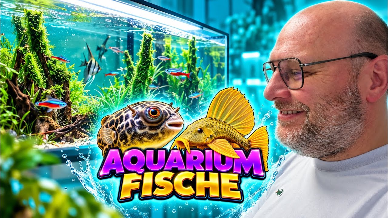 Die erste Fische im Asien-Aquarium