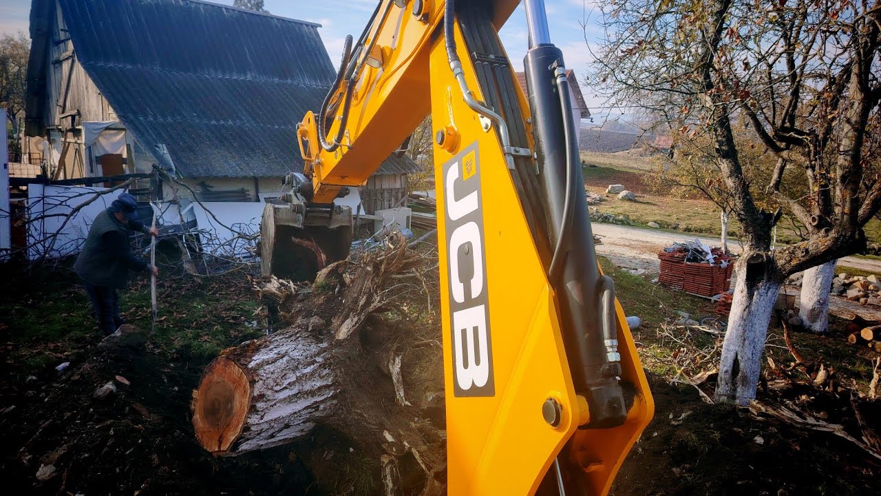 AM SCOS CEL MAI MARE COPAC DIN CURTEA MEA! 😱JCB 3CX