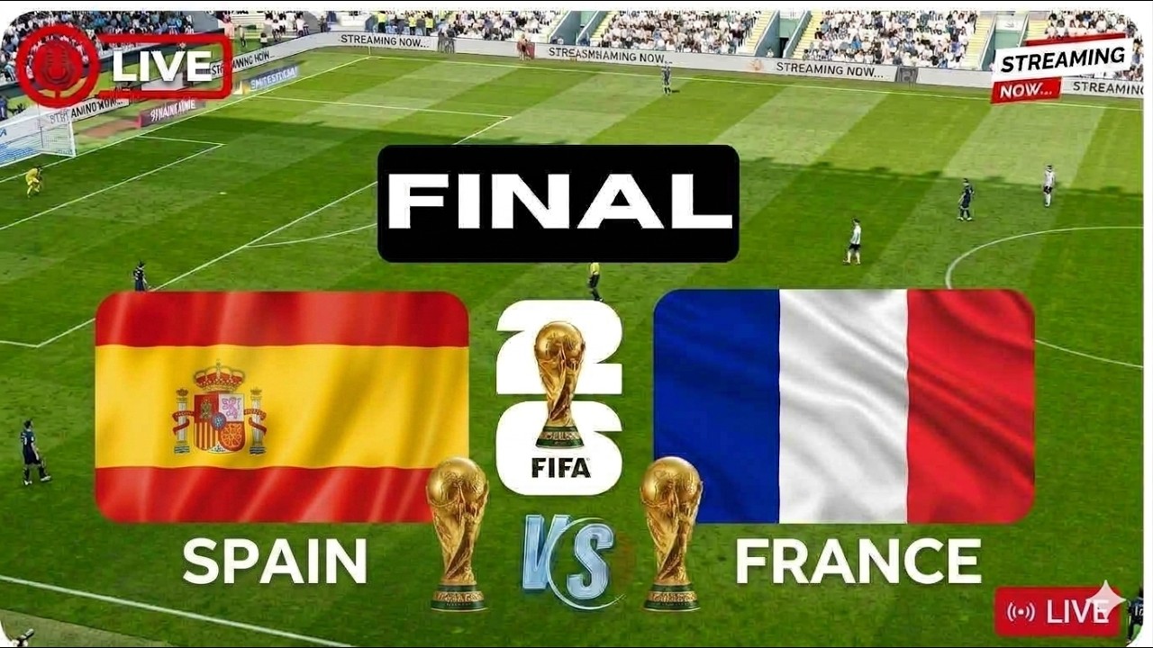 🔴 LIVE | France vs Spain -  FIFA World Cup 2026 | PES 21 Simulation