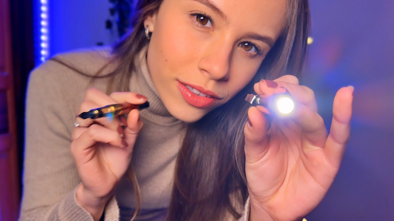 ASMR DESTRAVANDO SEUS NERVOS CRANIANOS PRA UM RELAXAMENTO COMPLETO