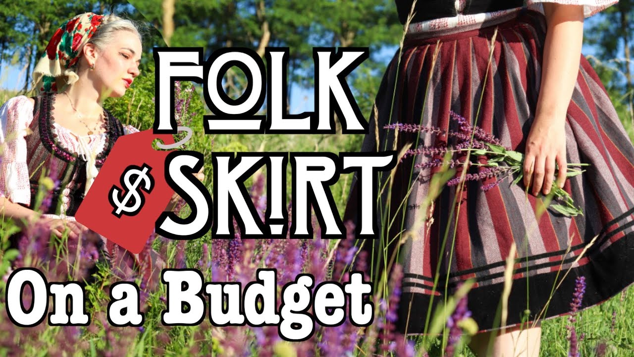 Transylvanian Folk Costume on a Budget 🪡🌷💸  Thrift Flip