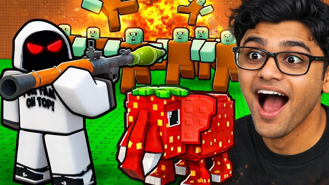 I Shot Zombies for BRAINROTS in Roblox&hellip;