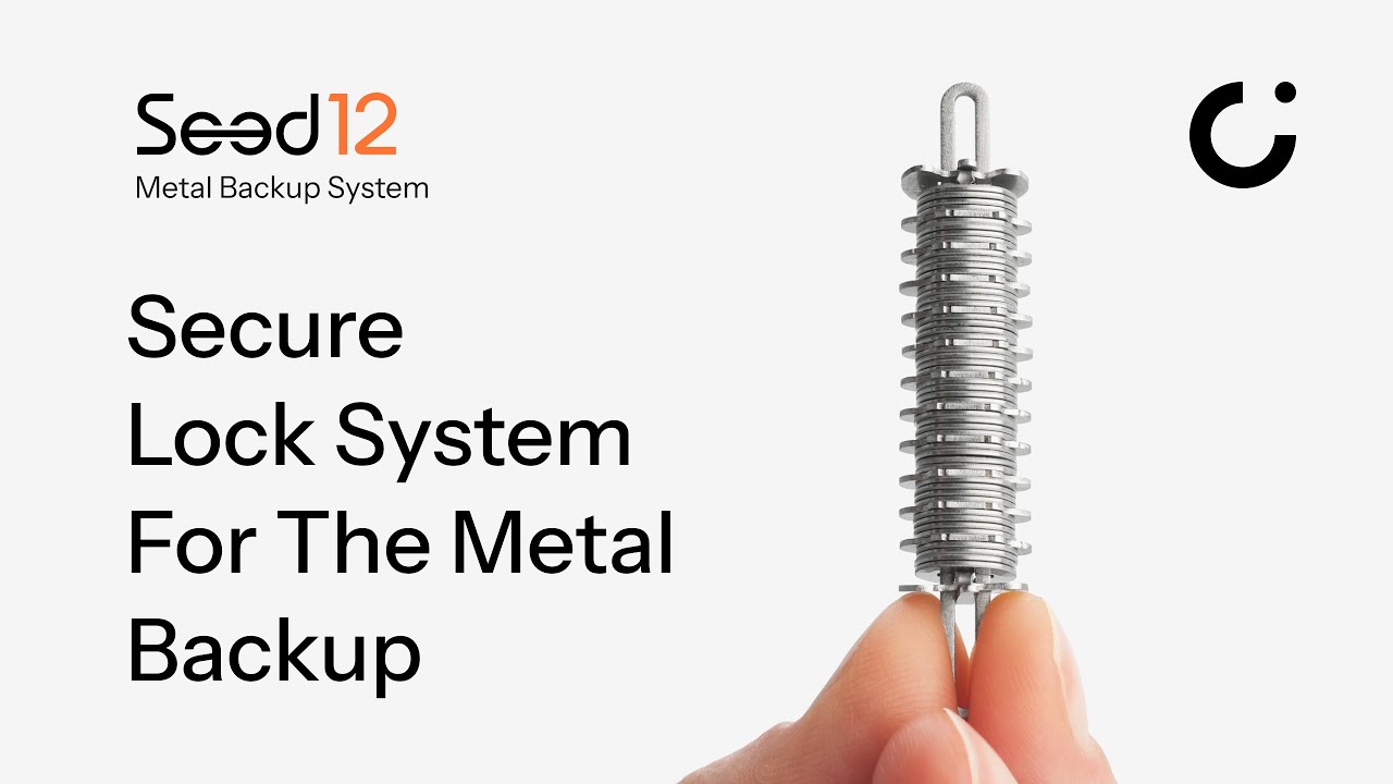 How to Securely Insert a Cotter Pin into one of the Seed12 Core Slots to Ensure Data Protection