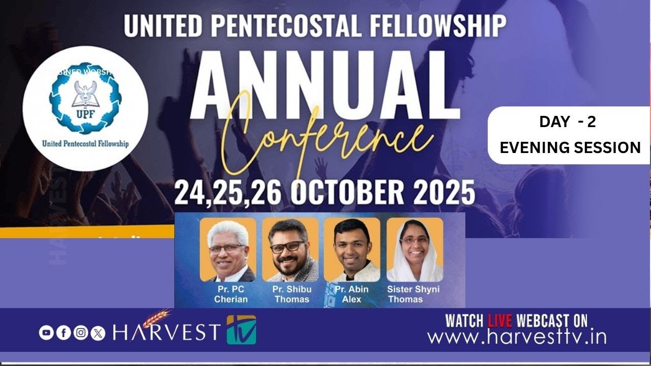 UPF IRELAND & NORTHERN IRELAND | 11th ANNUAL CONFERENCE 2025 | Day 02 | Evening Session | Harvest TV