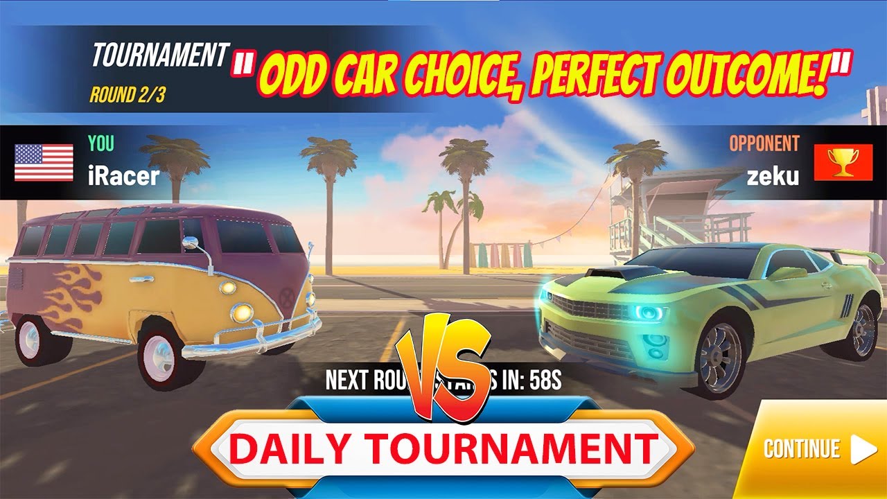 Daily Tournament ft. Hot Dog Van | Stunt Car Extreme