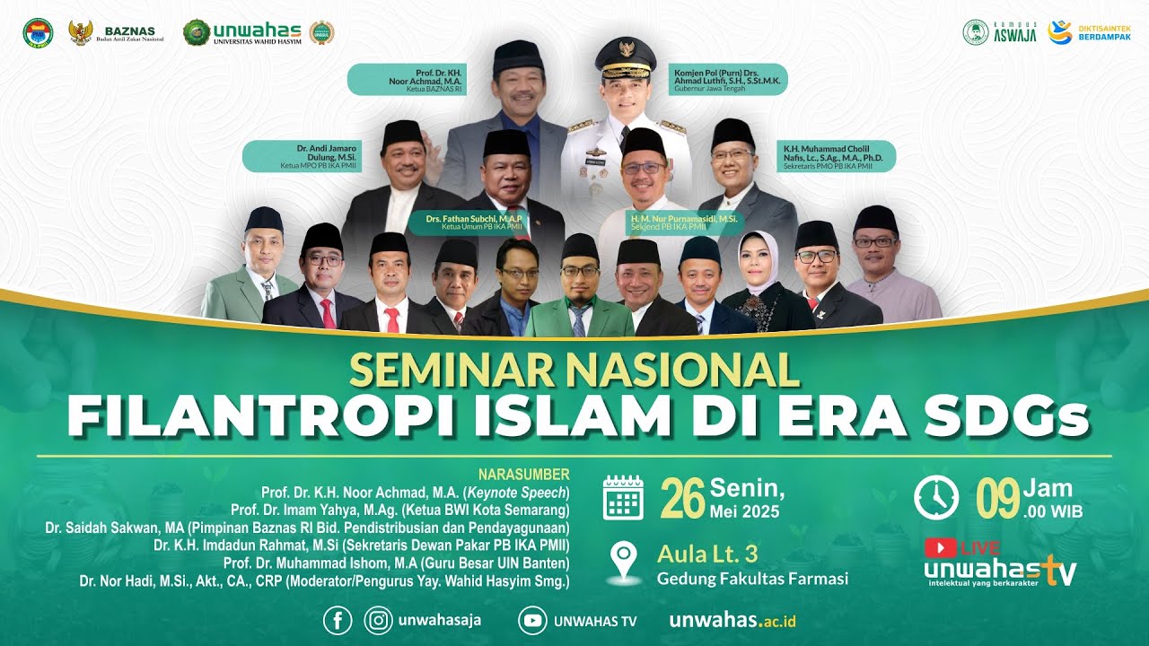 🔴[LIVE] SEMINAR NASIONAL FILANTROPI ISLAM DI ERA SDGs