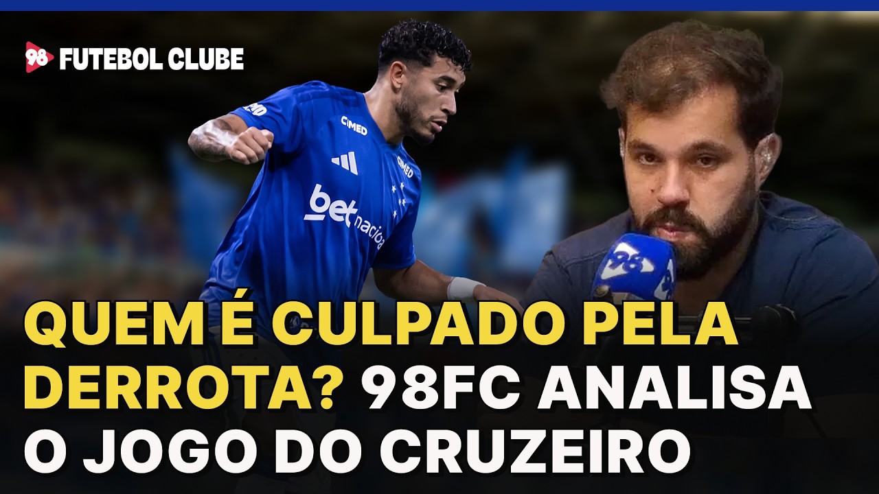 98FC faz análise da derrota do Cruzeiro para o Coritiba