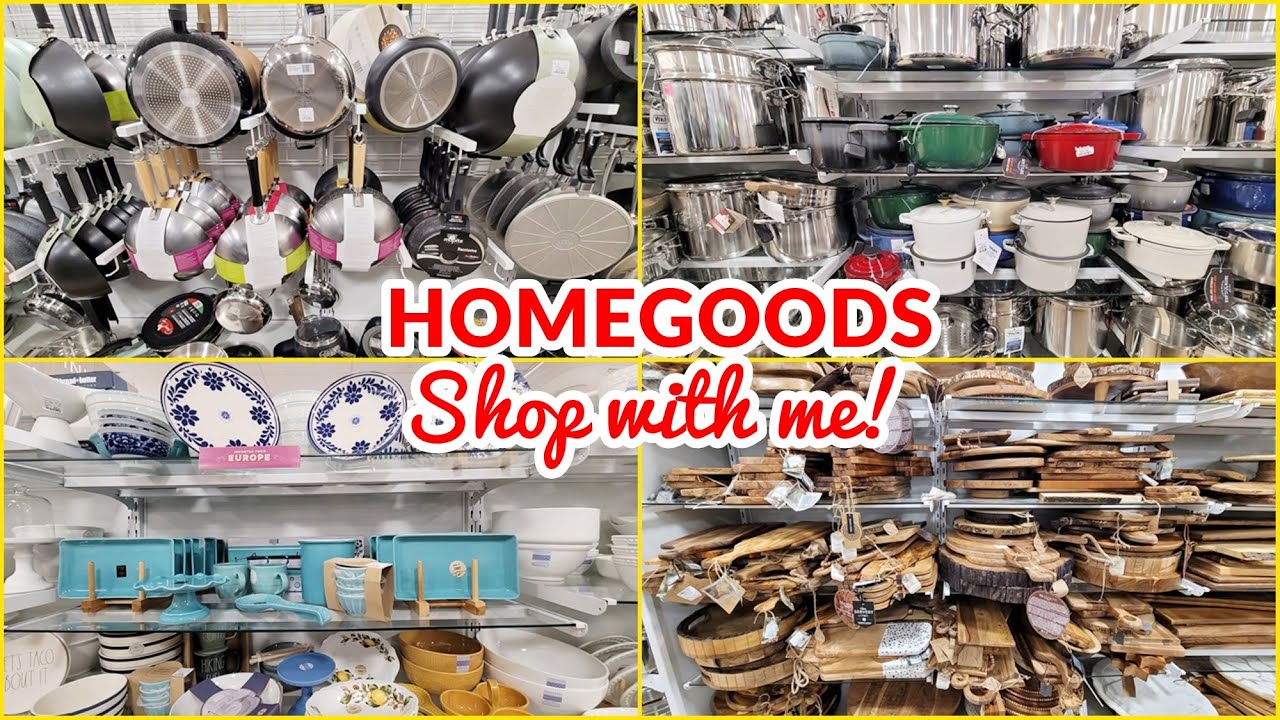 HOMEGOODS SHOP WITH ME! COOKWARE KITCHENWARE KITCHEN DECOR POTS AND PANS