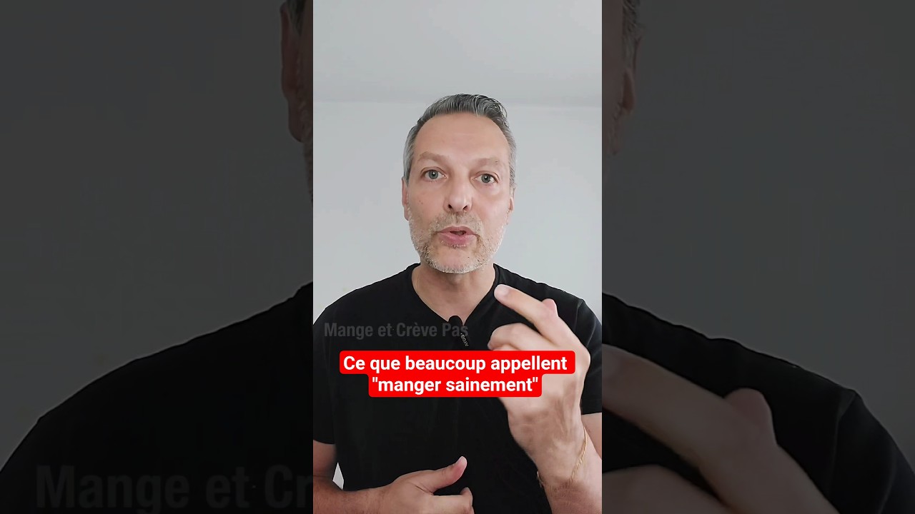 Ce que beaucoup appellent &ldquo;l'alimentation saine&rdquo; 🍽️