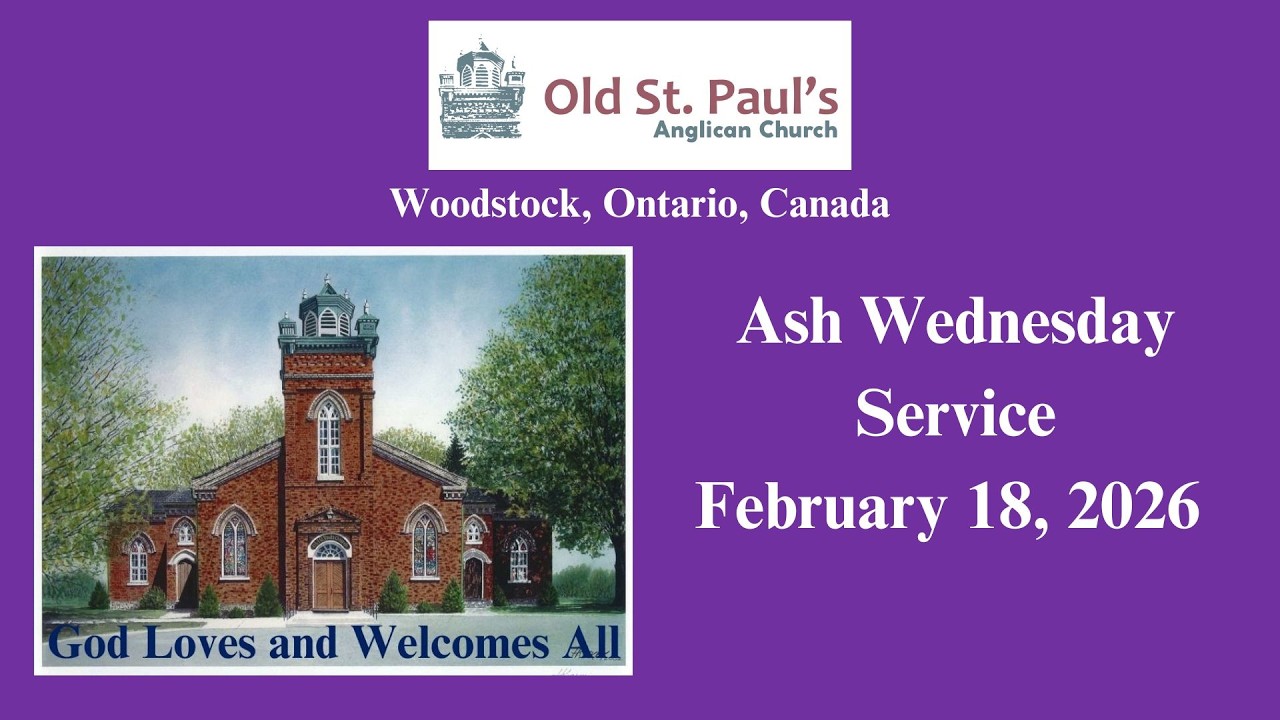 February 18, 2026 Anglican Church Service