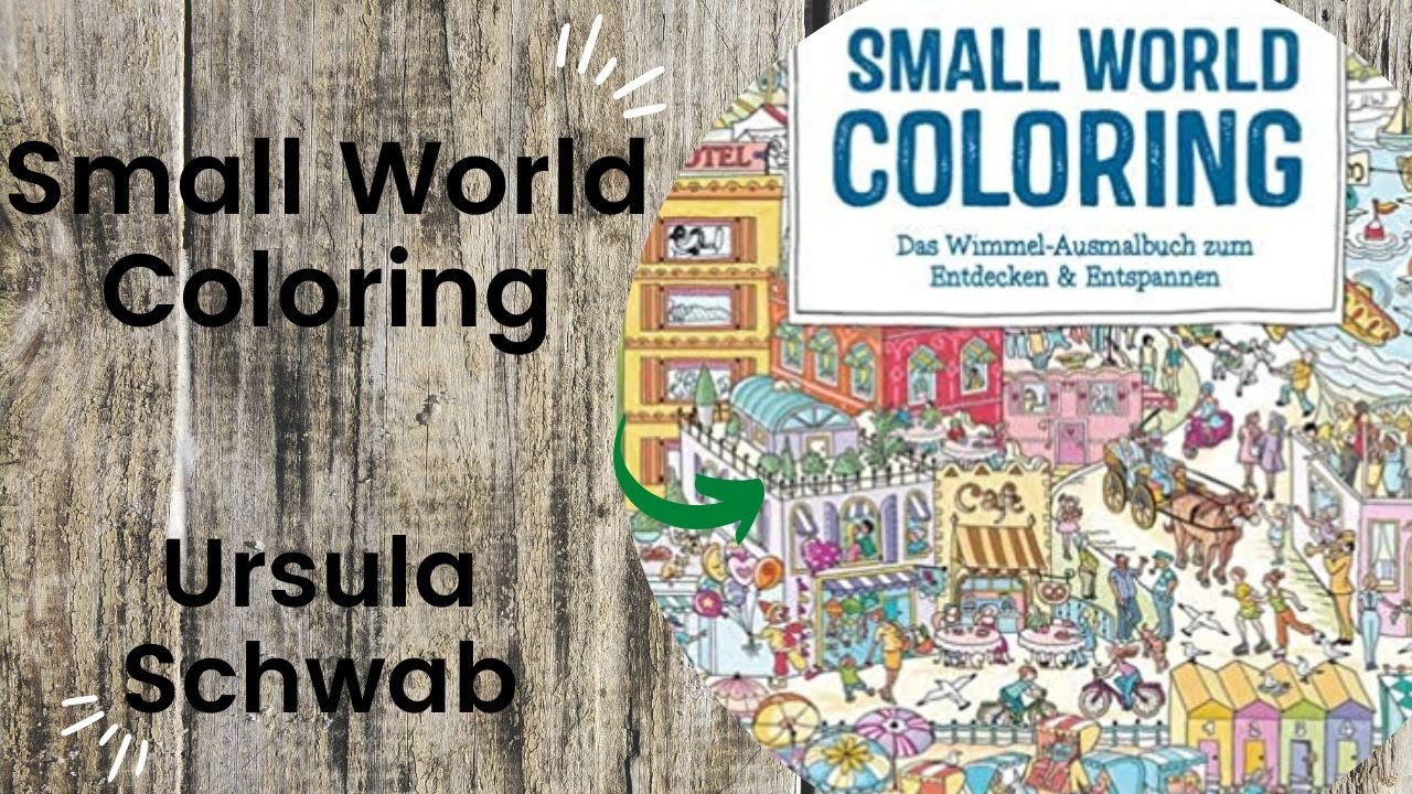 Small World Coloring - Colorful World //Adult Colouring Book Flip Through